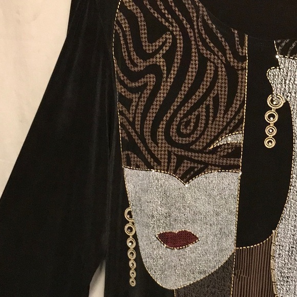 LS Collections Woman’s FacesTop size small - Picture 3 of 11